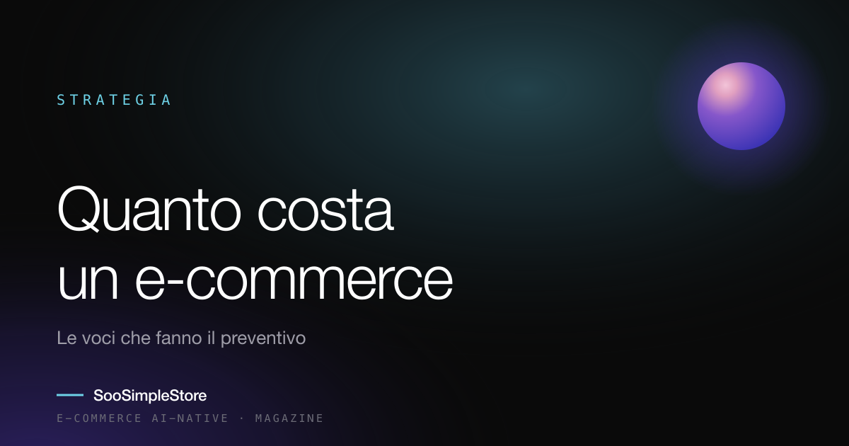 Quanto costa un e-commerce su misura: da cosa dipende